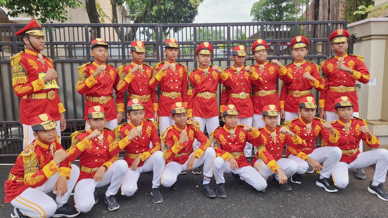 BERPRESTASI: Regu putra MATAS meraih juara satu.