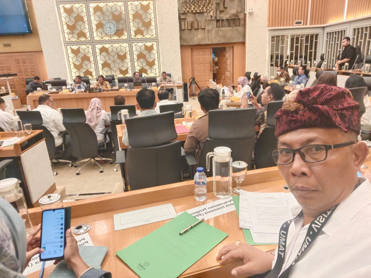 Gatot saat mewakil Jawa Timur dalam Rapat Dengar Pendapat (RDP), bersama komisi IV DPR RI di Jakarta