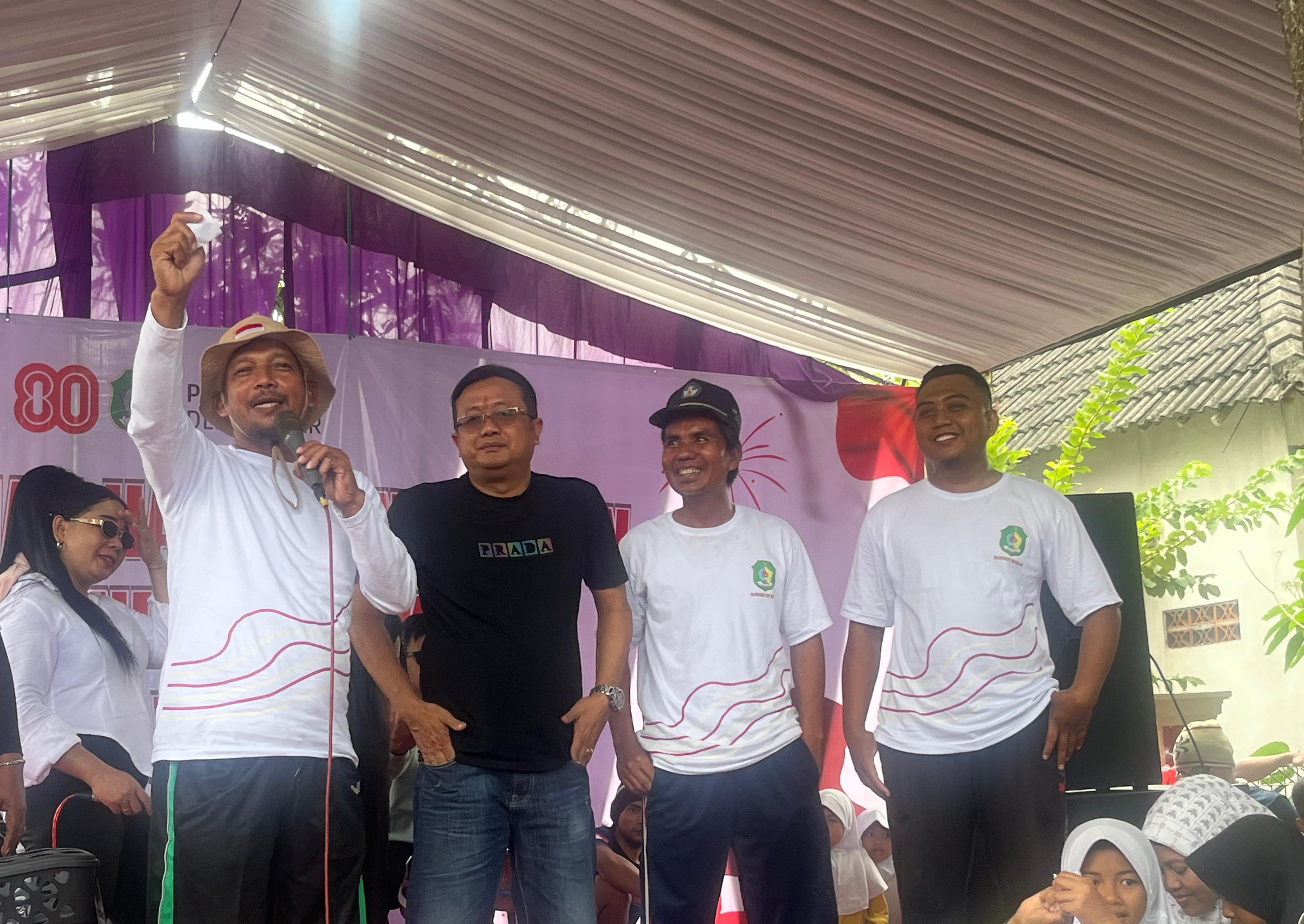 Ketua DPRD Lamongan, M. Freddy Wahyudi menghadiri jalan sehat sambut HUT Kemerdekaan RI ke-80.
