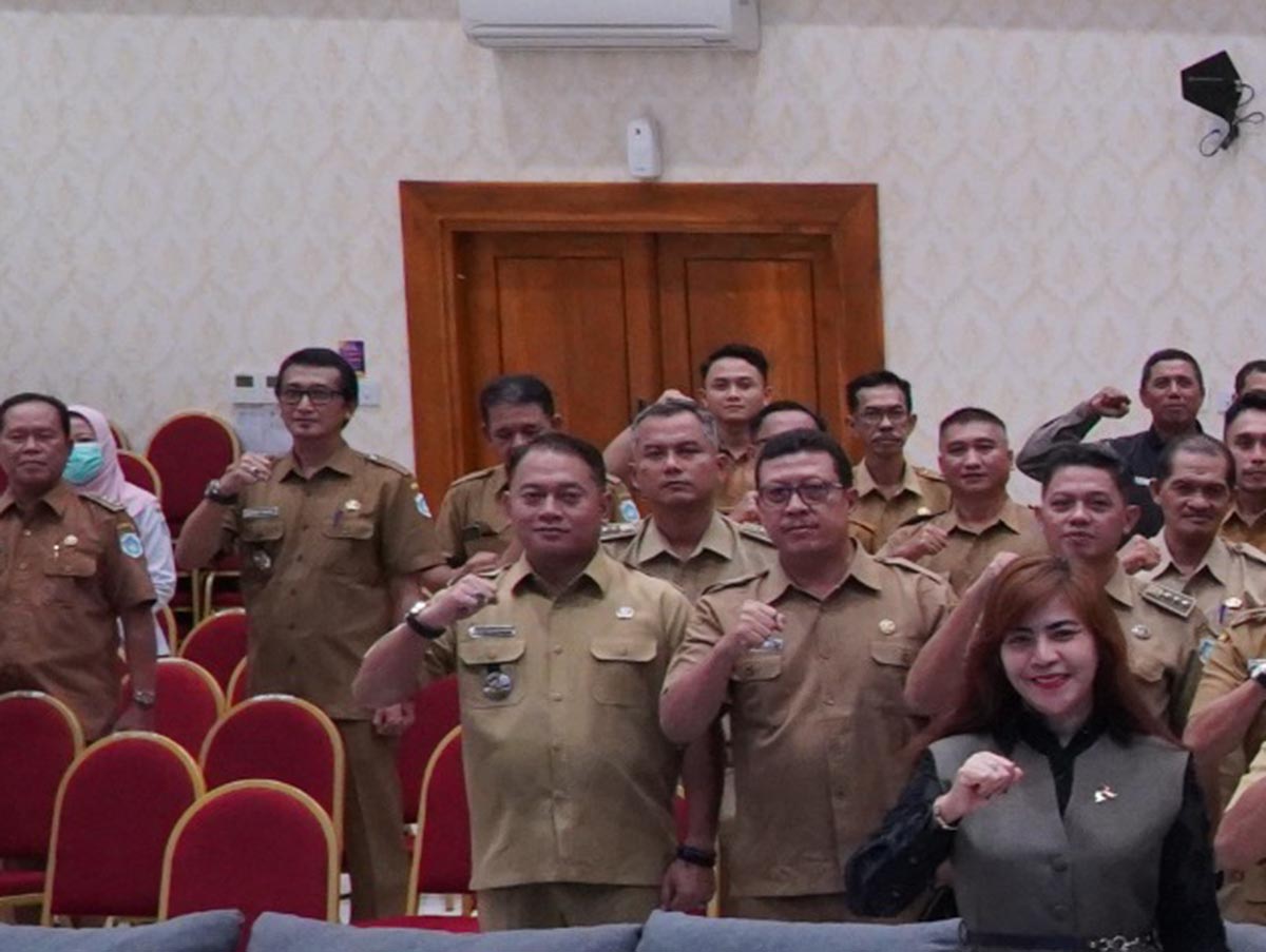 ASN: Sejumlah pejabat OPD Pemkab Lamongan saat menjalani kegiatan. Pembayaran gaji ASN menjadi belanja pegawai rutin dari APBD. (DOK/RDR.LMG)