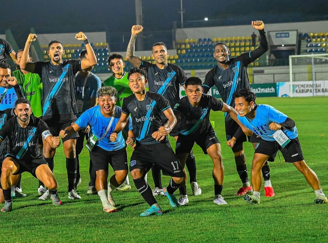 PENUH KEJUTAN: Persela berhasil menang pada dua laga sebelumnya yang digelar di pulau Kalimantan, akankah berlanjut saat melawan PSS Sleman di Stadion Surajaya nanti (25/10). (Instagram Persela)