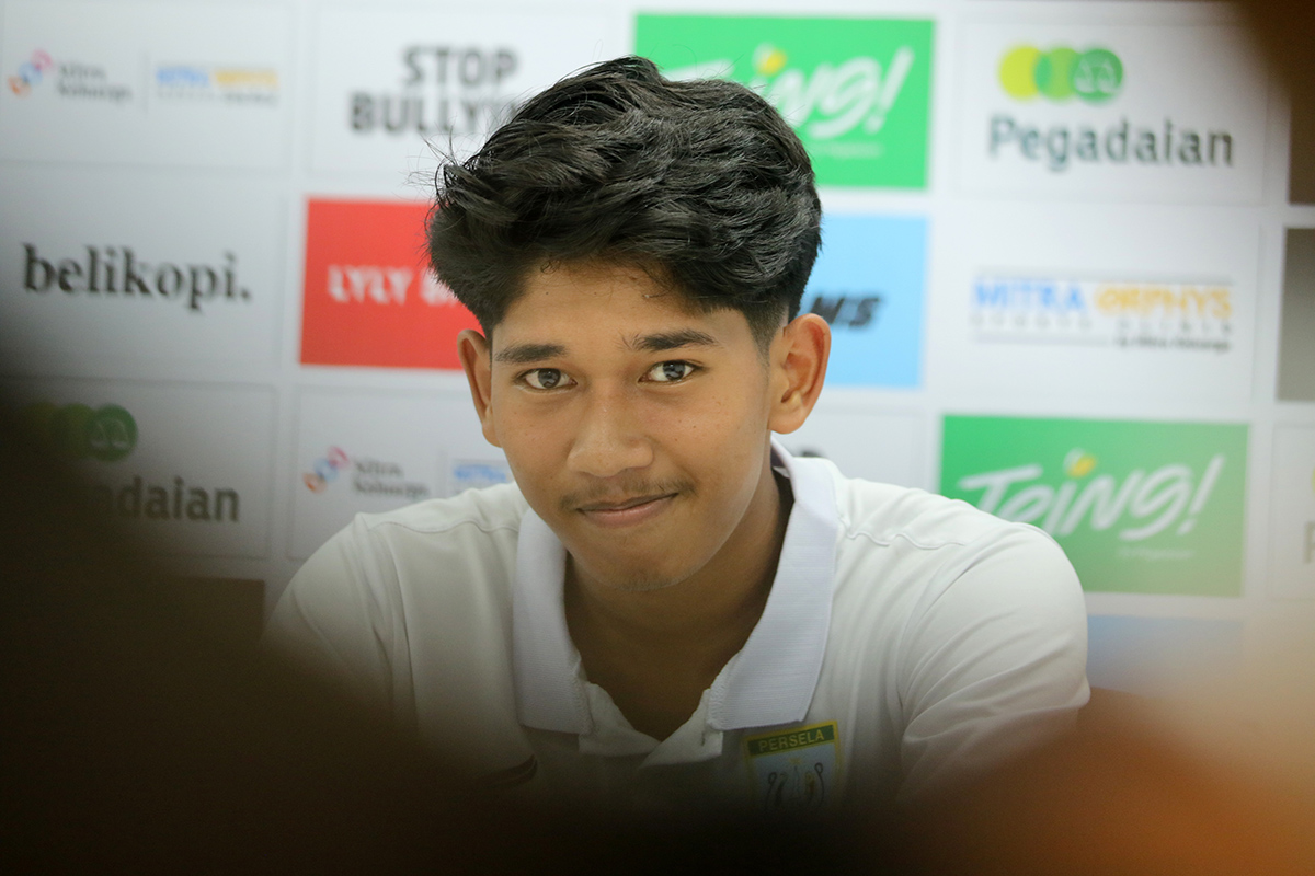 POTENSIAL: Pemain muda Persela, Affani Ubaidillah, sudah pernah diturunkan di Liga 2 Championship. (ANJAR DWI PRADIPTA/RDR.LMG)