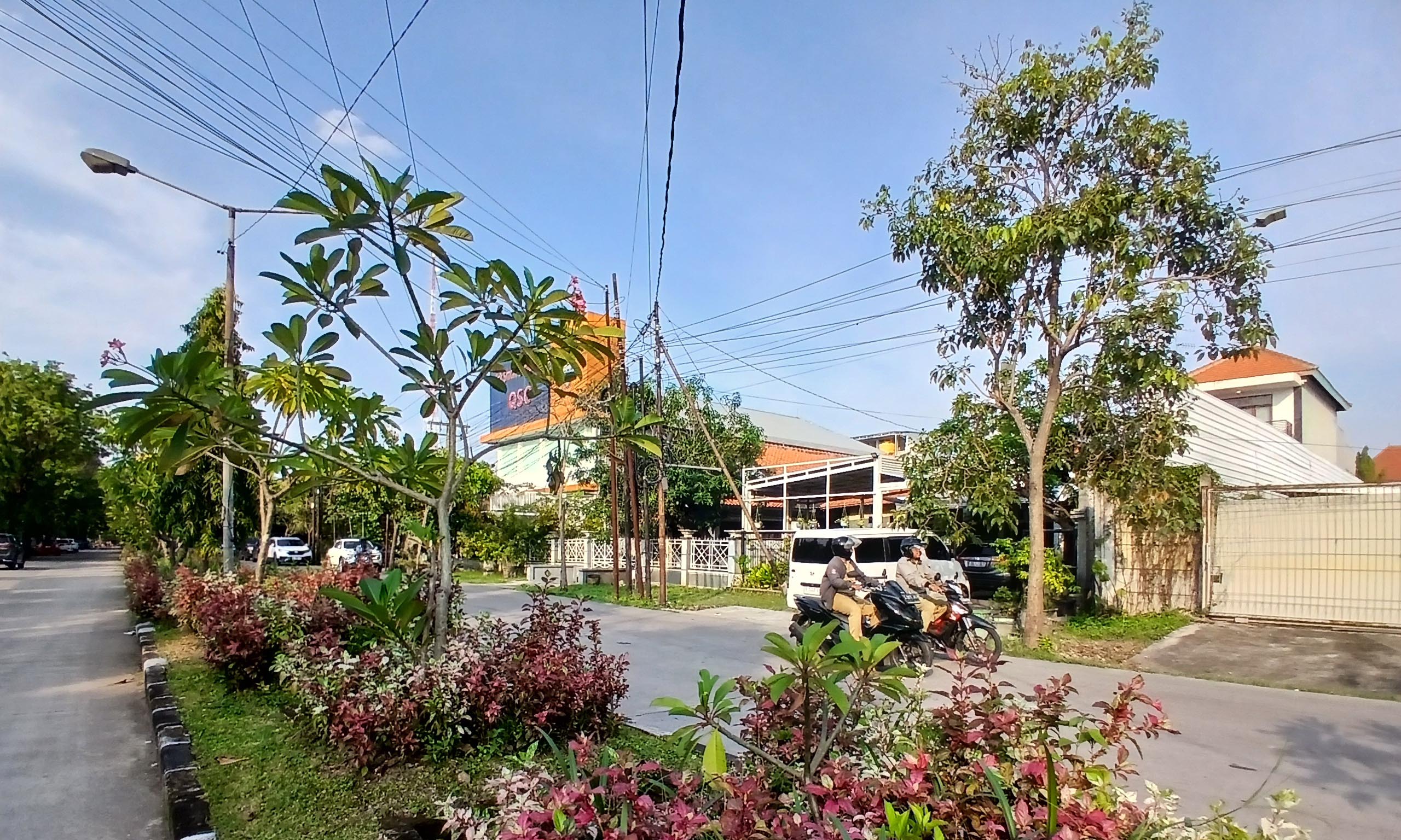TANAM POHON BARU: Salah satu ruas jalan yang dipenuhi tanaman agar indah dipandang. (ANJAR DWI PRADIPTA/RDR.LMG)