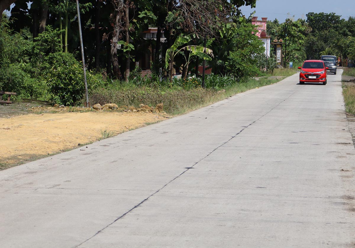 JAMULA YANG SUDAH SELESAI: Pembangunan infrastruktur berkelanjutan di Kabupaten Lamongan, ruas jalan Dumpi &ndash; Sukobendu. (HUMAS KOMINFO/RDR.LMG)