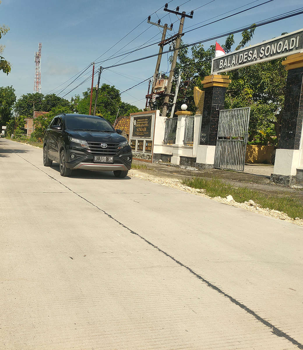 JAMULA YANG SUDAH SELESAI: Pembangunan infrastruktur berkelanjutan di Kabupaten Lamongan, ruas jalan Sumberwudi - Maduran. (HUMAS KOMINFO/RDR.LMG)