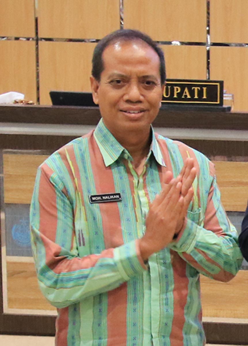 CARI SOLUSI ATASI BANJIR: Sekda sekaligus Kepala BPBD Lamongan, Nalikan. (DOK/RDR.LMG)