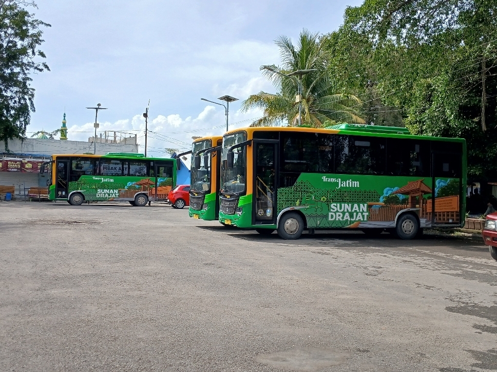 TRANSPORTASI UMUM: Bus Trans Jatim koridor 7 kembali bisa layani penumpang di rute jalur Made ke barat.