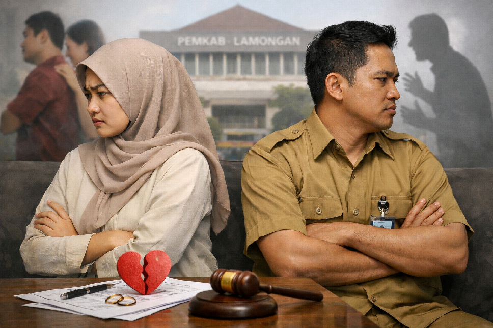 Angka perceraian ASN di Lingkungan Pemkab Lamongan selama tahun 2025 meningkat.