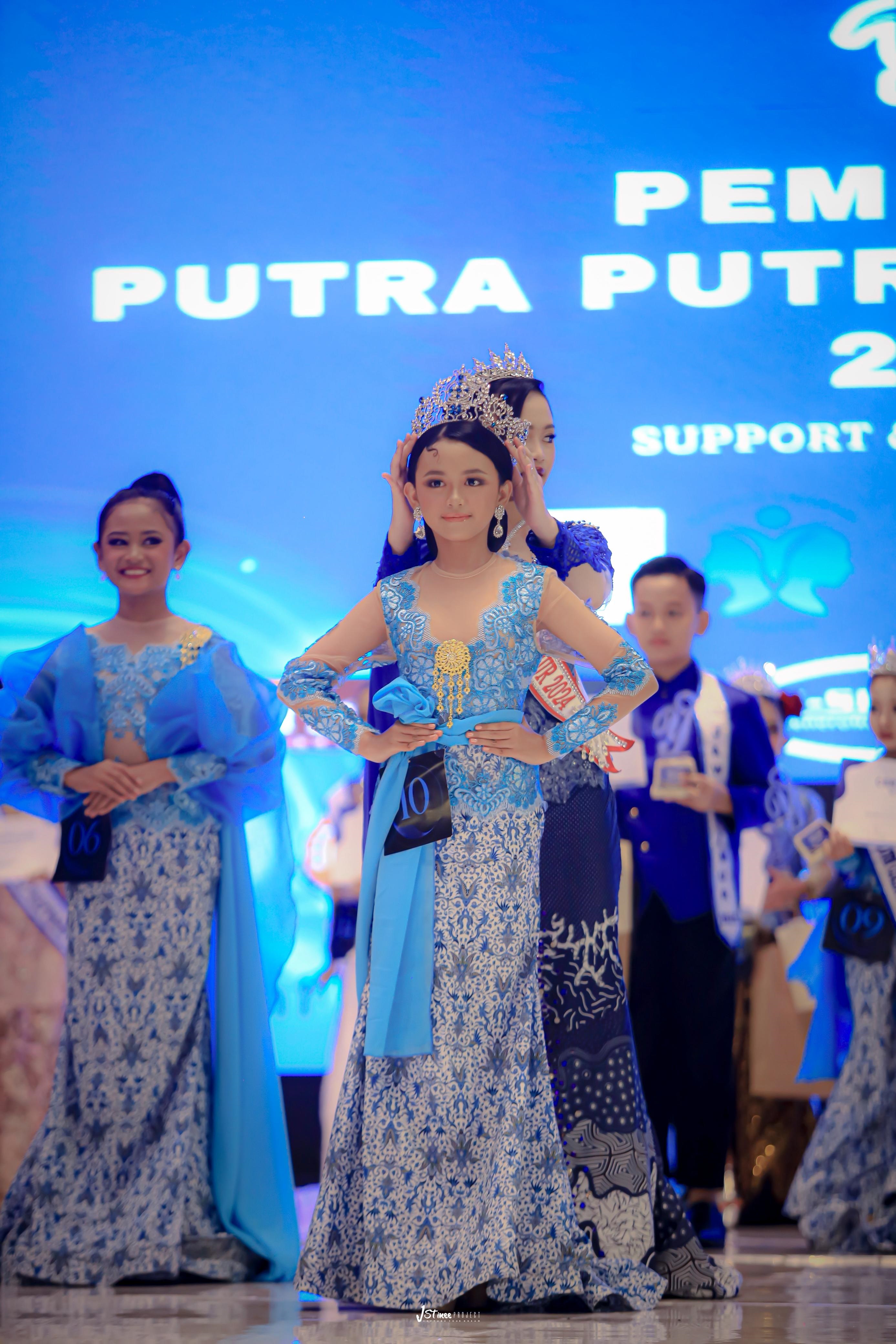 MEMBANGGAKAN: Syakila Hanania Yasmin mendapatkan predikat Putri Cilik Jawa Timur 2025. (IST/RDR.LMG)