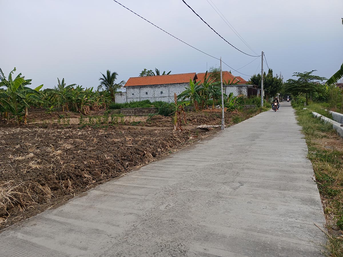 PERBAIKI JALAN USAHA TANI: Salah satu jalan untuk akses pertanian. Di Lamongan, tahun ini direncanakan ada perbaikan 113 titik jalan usaha tani. (ANJAR DWI PRADIPTA/RDR.LMG)