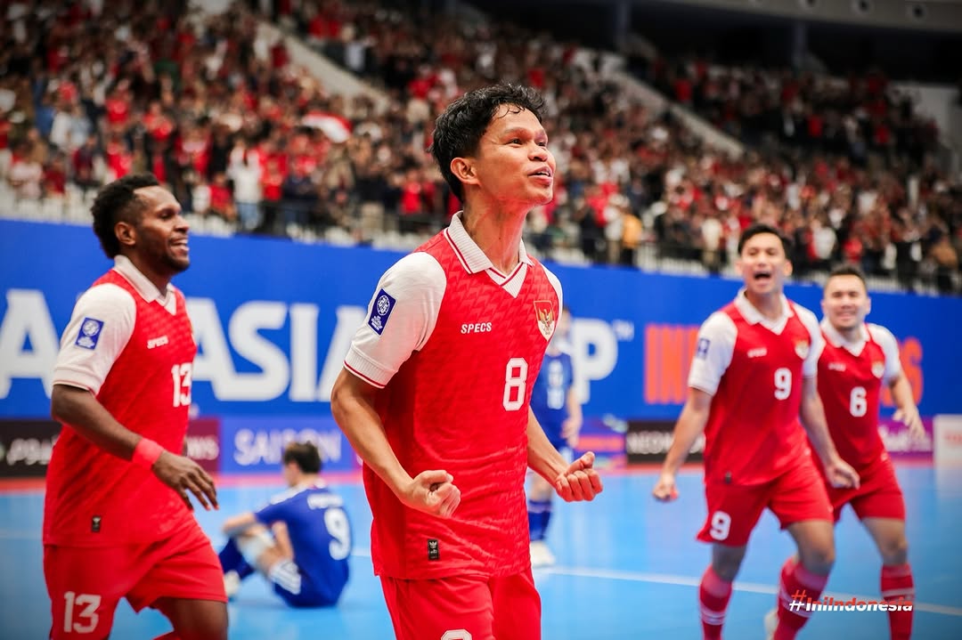 Timnas Futsal Indonesia bersiap menghadapi Tim Iran di Partai Final Piala Asia Futsal 2026, malam ini (7/2).
