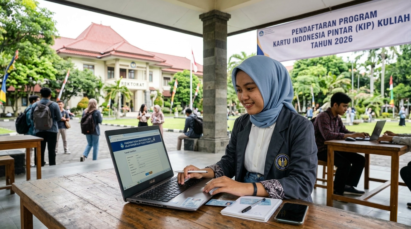 Pendaftaran KIP kuliah Tahun 2026 dibuka.