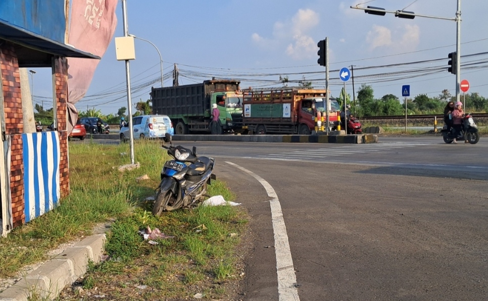 Salah satu titik rawan kemacetan saat arus balik Lebaran. 