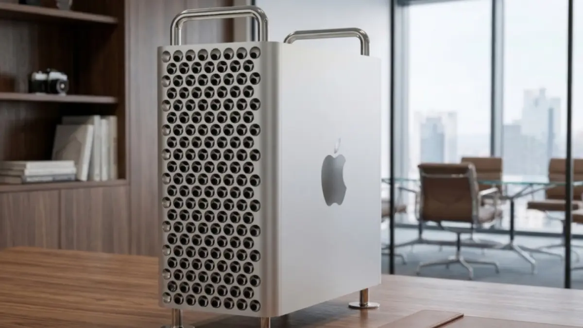 Mac Pro menyimpan history tersendiri bagi lini komputer desktop milik Apple. (Gemini AI/RADAR LAMONGAN)