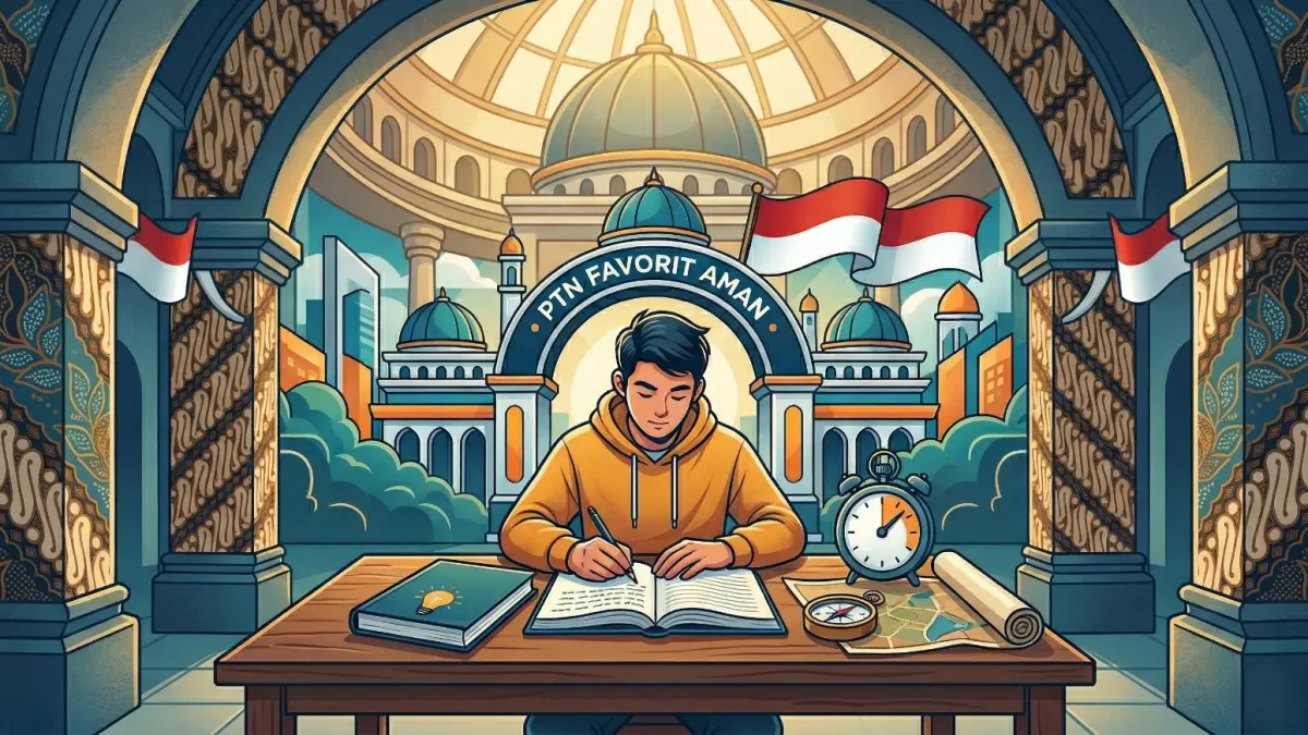 Beberapa calon mahasiswa masih memiliki kesempatan pada jalur-jalur seleksi berikutnya. (GEMINI AI/RADAR LAMONGAN)