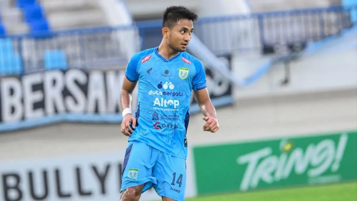 M. Hambali Tholib selalu menjadi starter di lini tengah Persela. (DOK. PERSELA FC/RADAR LAMONGAN)