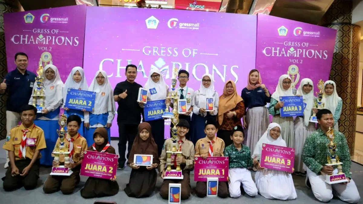 Para pemenang Gress of Champion. (ISTIMEWA/RADAR LAMONGAN)