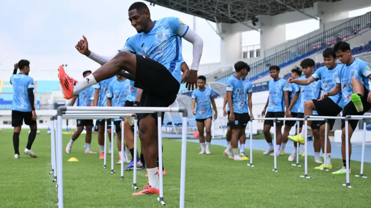 Jhon Mena sengaja diparkir pada laga sebelumnya, agar bisa dimainkan saat Persela menjamu Barito Putera. (DOK. PERSELA FC/RDR.LMG)