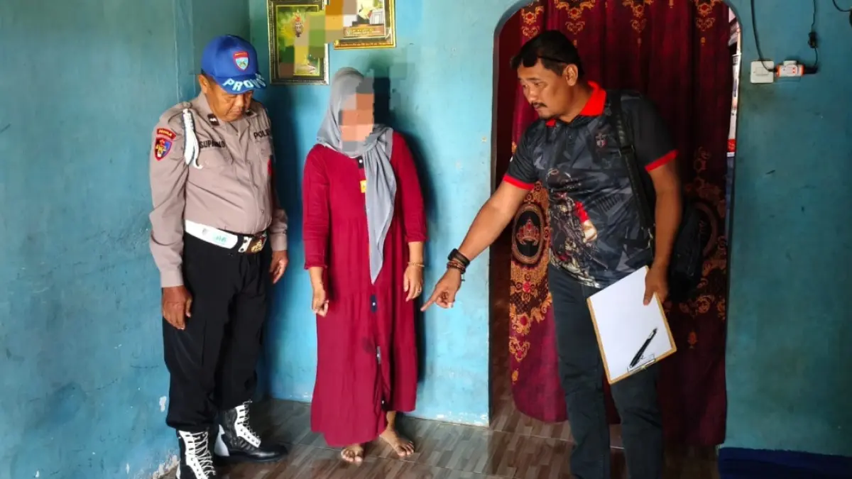 Suwati melapor ke petugas kepolisian jika motornta digelapkan oleh kekasihnya tanpa sepengetahuannya. (ISTIMEWA/RADAR LAMONGAN)