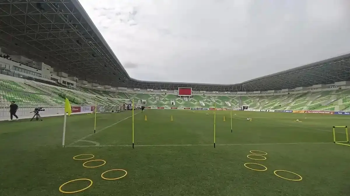 KANDANG PSMS: Stadion Utama Sumatera Utara di Desa Sena, Batangkuis, Deliserdang akan kembali menjadi kandang PSMS Medan. (Dok PSMS)
