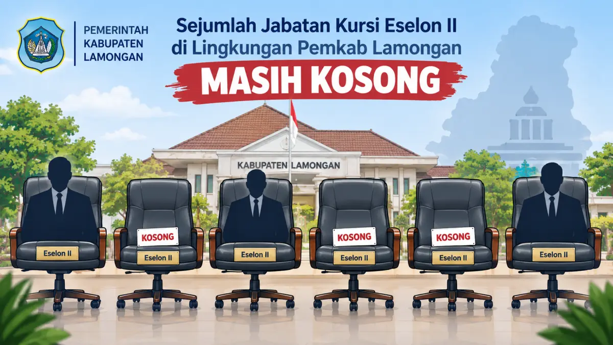 Masih terdapat kekosongan jabatan eselon dua di lingkup Pemkab Lamongan. (Ilustrasi Gambar: ChatGPT)
