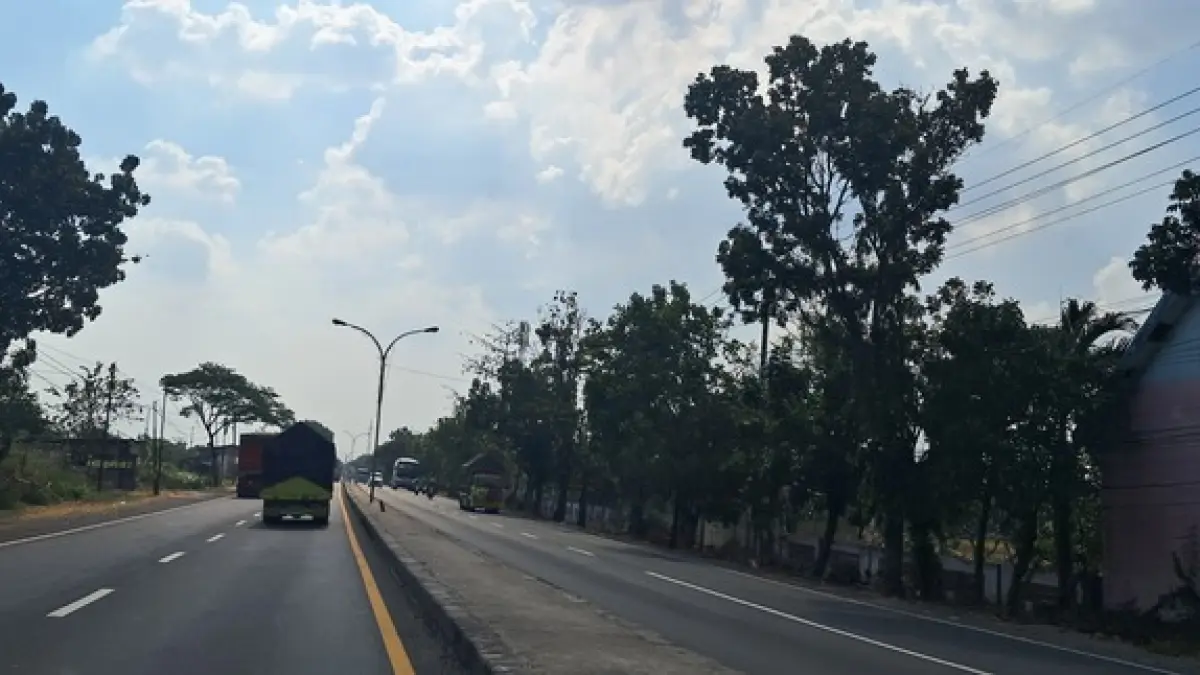 SERING PADAM: PJU di jalan nasional Pucuk — Babat dikeluhkan karena sering mengalami padam. Jalan kurang terang beresiko menimbulkan kecelakaan.&nbsp;(Gamal A/Radar Lamongan)