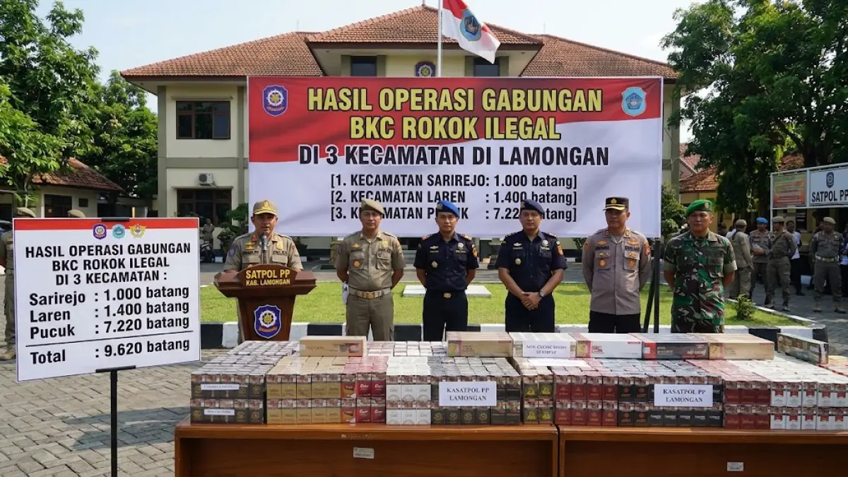 Hasil Operasi gabungan di 3 Kecamatan, sedangkan di Kecamatan Kembangbahu hasilnya nihil. (Gemini AI)