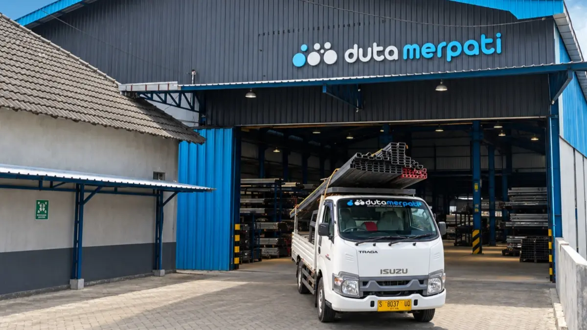 BERKEMBANG: Tampak depan salah satu retail PT Duta Merpati Indonesia.