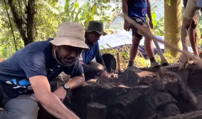 DITINDAKLANJUTI: Proses ekskavasi tahap IV Situs Selokelir di Desa Kedungudi, Kecamatan Trawas, Kabupaten Mojokerto tahun 2022 lalu. (dok BPK Wilayah XI Jatim for Radar Majapahit)