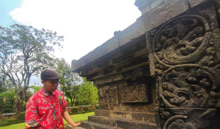 TERSISA: Candi Rimbi bukti peninggalan Kerajaan Majapahit di Dusun/Desa Pulosari, Kecamatan Bareng, Kabupaten Jombang. (foto Moch. Khasib for Radar Majapahit)