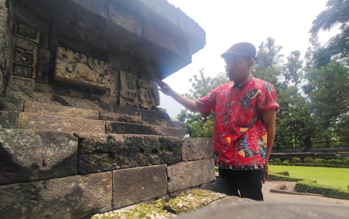BERSEJARAH: Candi Rimbi di Dusun/Desa Pulosari, Kecamatan Bareng, Kabupaten Jombang merupakan dedikasi pendharmaan kepada Ratu Tribuana Tunggadewi. (foto Moch. Khasib for Radar Majapahit)