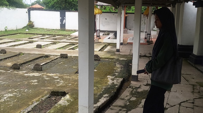 KONDISI: Lebih dari 80 makam yang berada di kompleks pemakaman Putri Campa  Dusun Unggahan, Desa/Kecamatan Trowulan, Kabupaten Mojokerto.