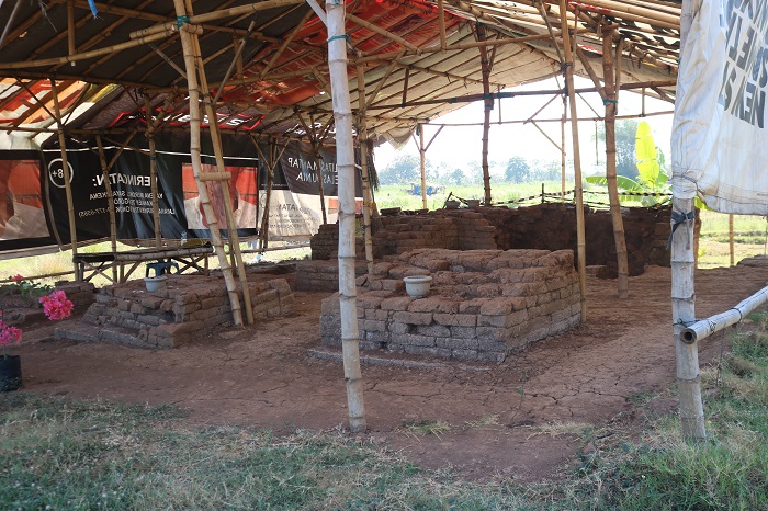 BANGUNAN SUCI: Struktur inti Situs Gemekan yang diyakini sebagai candi bercorak Hindu &ndash; Buddha era pra-Majapahit. (Martda Vadetya/JPRM)