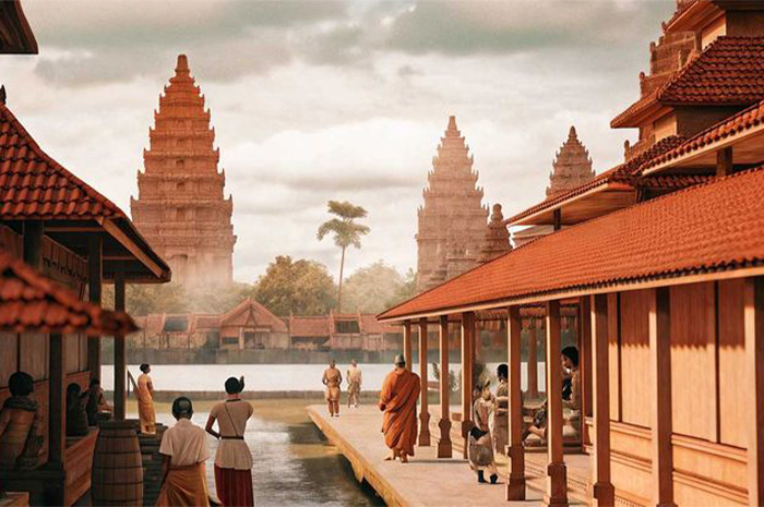 Di bawah kepemimpinan Hayam Wuruk dan Mahapatih Gajah Mada. Sumber Foto: Pinterest