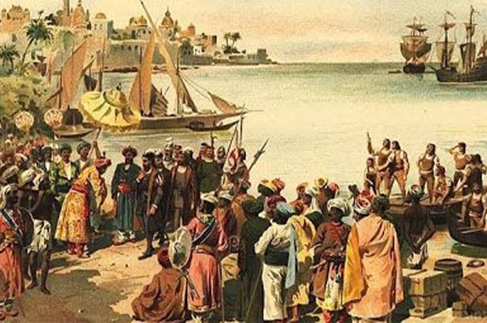Kerajaan Majapahit pada abad ke-14 dikenal sebagai salah satu kerajaan maritim terbesar di Asia Tenggara. Sumber Foto: Pinterest