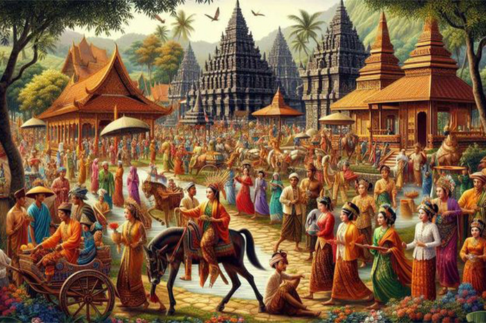 Kerajaan Majapahit dikenal sebagai salah satu kerajaan terbesar di Nusantara pada abad ke-13 hingga 15 M. sumber foto: pinterest