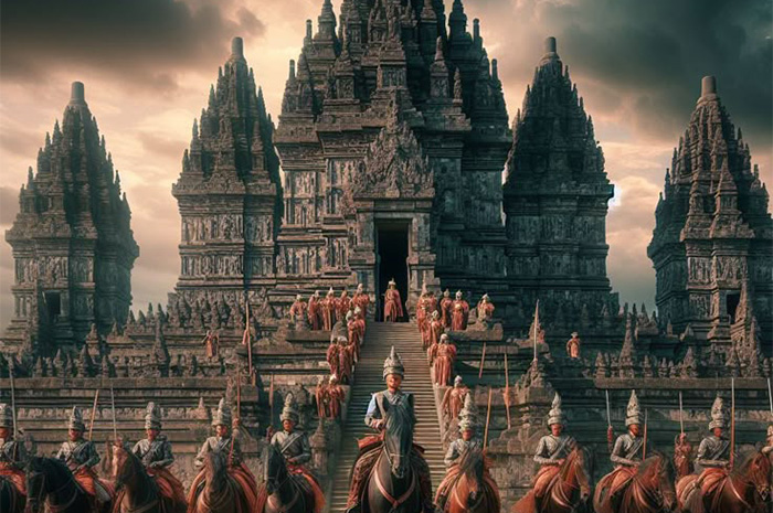Kerajaan Majapahit yang berdiri pada abad ke-13 hingga ke-15 Masehi dikenal sebagai salah satu kerajaan terbesar di Nusantara.  sumber foto: pinterest