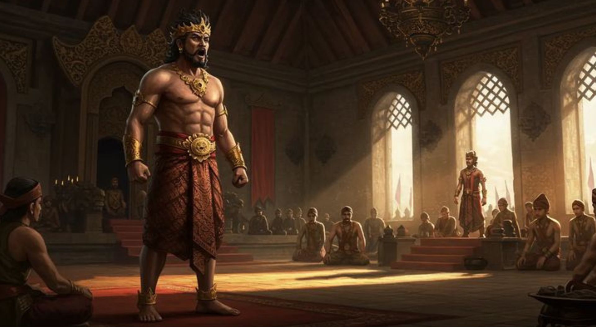 Ilustrasi Gajah Mada (Sumber foto: Pinterest)