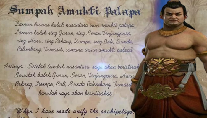 Sumpah Palapa Gajah Mada, janji untuk Menggabungkan Nusantara yang Tercatat dalam Kitab Pararaton dan Menjadi Inspirasi bagi Indonesia