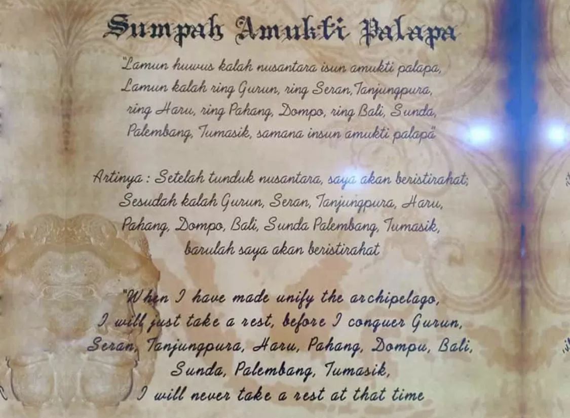 Sumpah Palapa, visi besar yang membangun Indonesia sejak abad ke-14