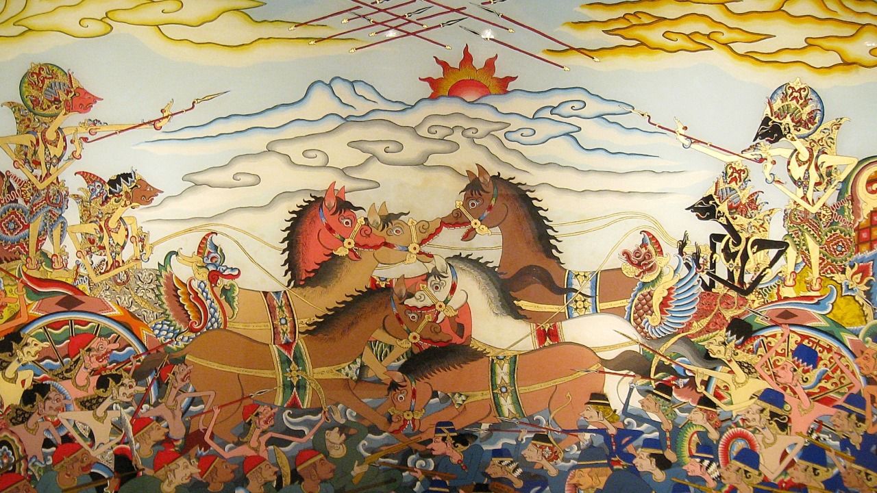 Wayang Beber yang berbentuk gulungan&nbsp;kertas