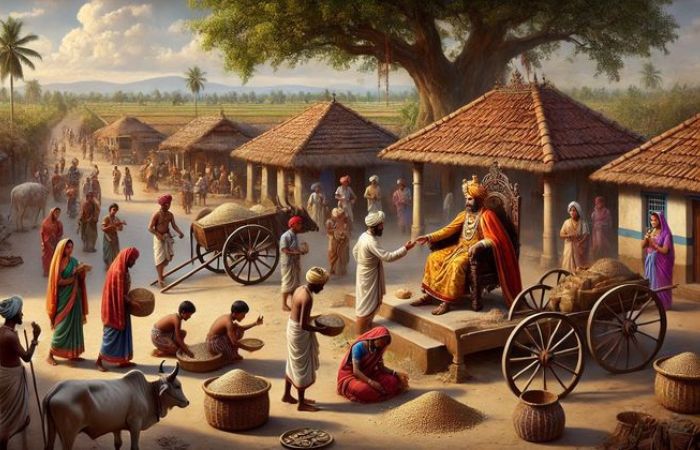 Ilustrasi kelas sosial yang ada pada masa Majapahit (Foto: Pinterest)