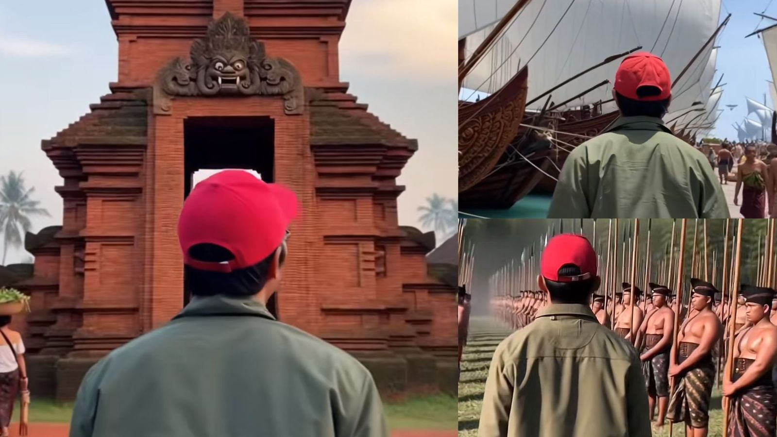 Dengan bantuan teknologi kecerdasan buatan (AI), Medan mampu menggambarkan atmosfer kerajaan Majapahit dan Sriwijaya dalam bentuk video yang menawan.
