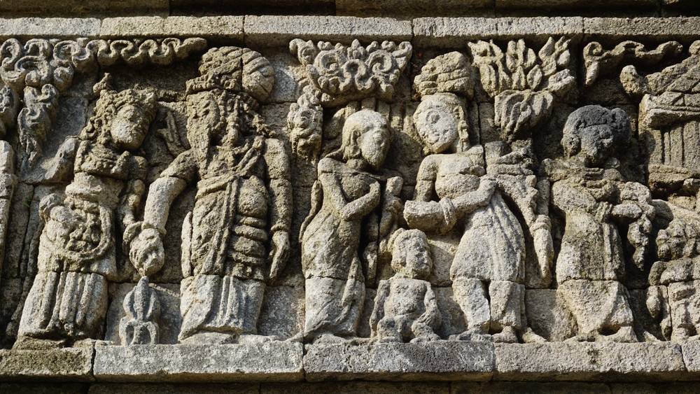 Relief pada Candi Tegowangi