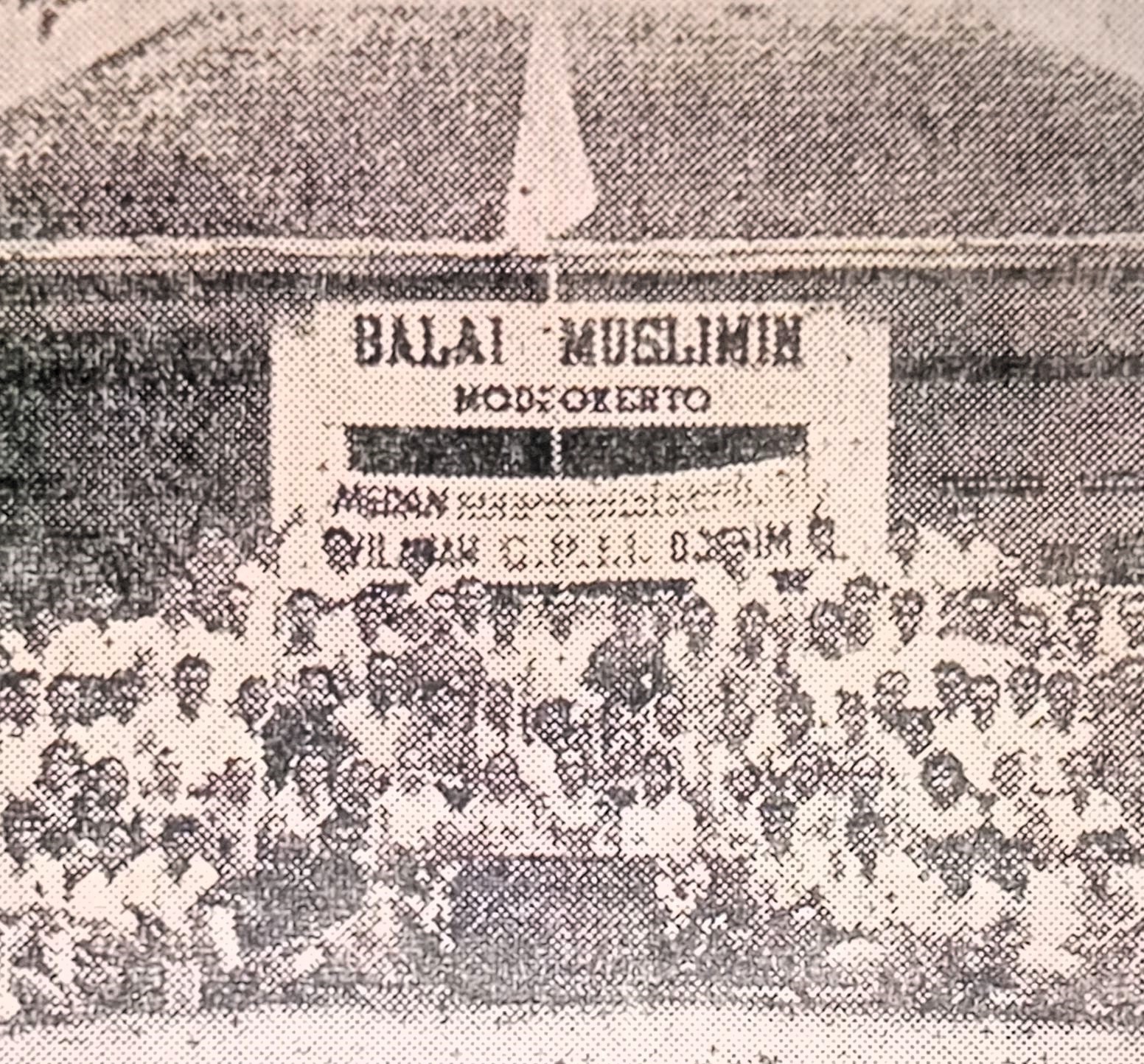 SIMPAN KENANGAN: Balai Muslimin Mojokerto saat digunakan untuk menggelar Konfrensi Daerah Gerakan Pemuda Islam Indonesia (GPII) Jawa Timur.