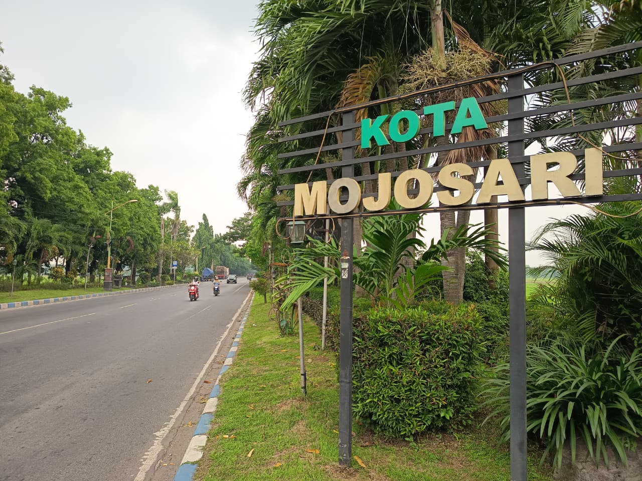 GARIS PERTAHANAN: Kecamatan Mojosari yang pada masa revolusi dikuasai tentara Belanda untuk melakukan invasi ke wilayah Kota Mojokerto melalui jalur selatan.
