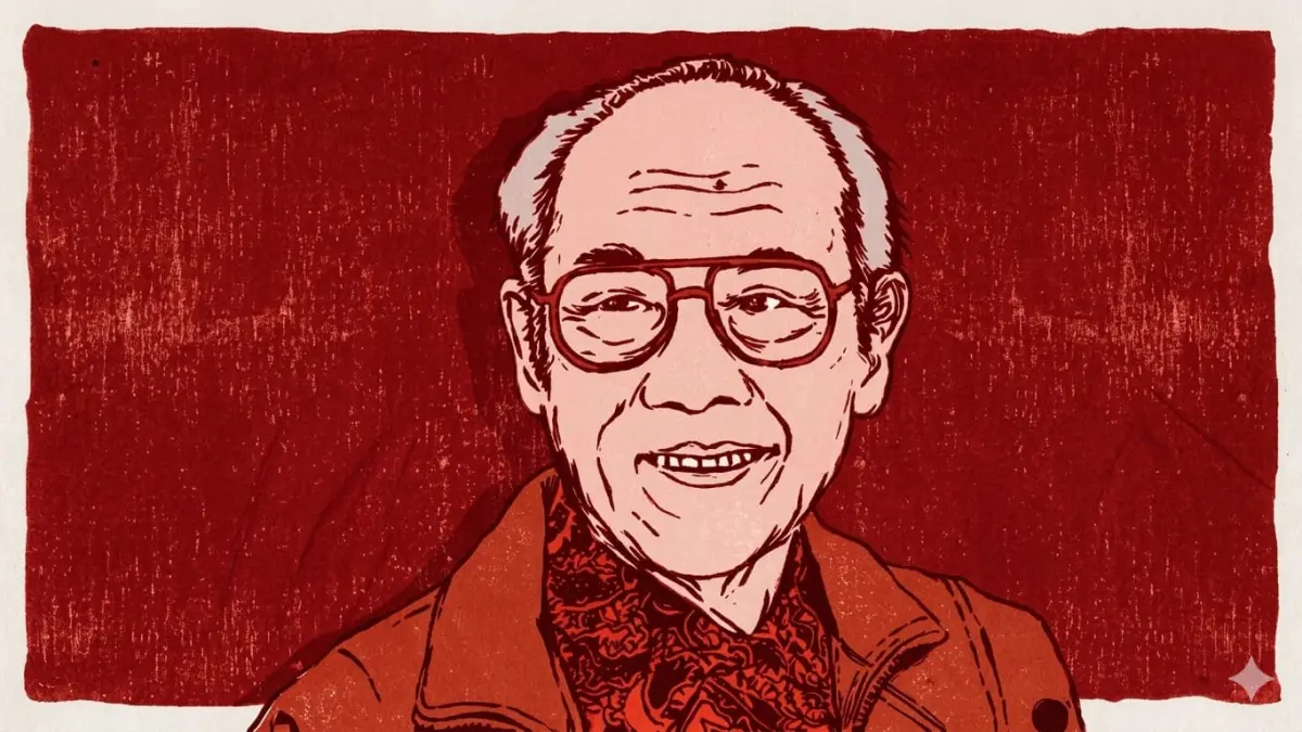TOKOH: Ilustrasi Mozaik Potret Pramoedya Ananta Toer.