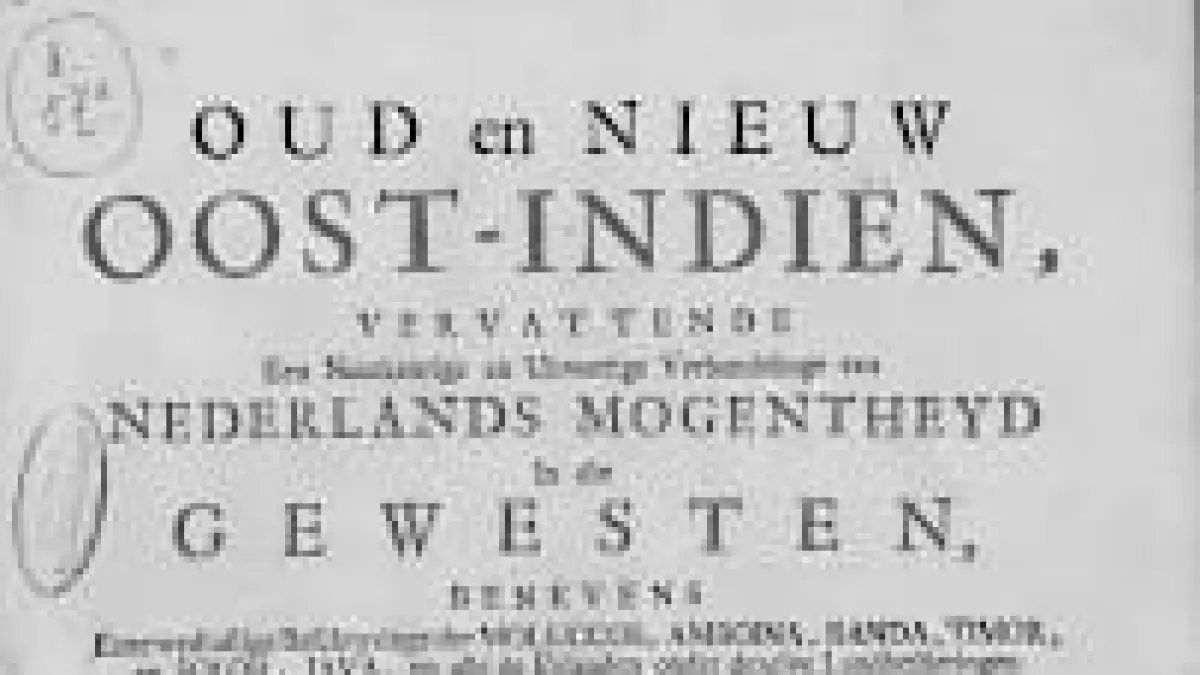EKSPEDISI: Laporan perjalanan Francois Valentyn dalam Buku Oud en Nieuw Oost-Indien. (Sumber: Francois Valentyn, 1724)