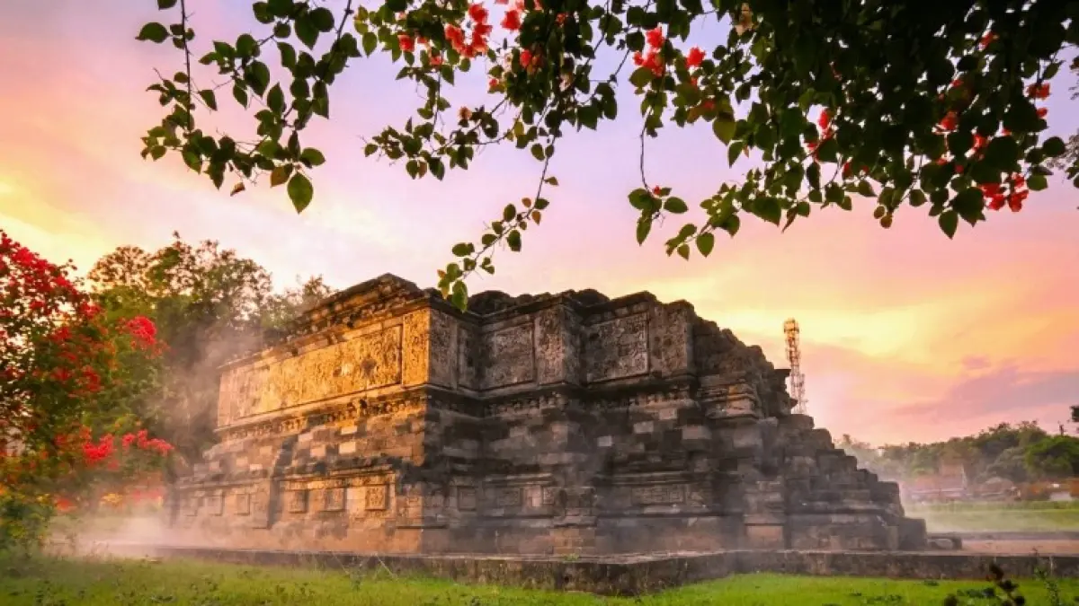 PERADABAN: Bangunan Candi Surawana yang terbuat dari batu andesit memiliki nilai historis jejak Kerajaan Majapahit yang berada di Kecamatan Badas, Kabupaten Kediri. (Foto: BPK Wilayah Jawa Timur)