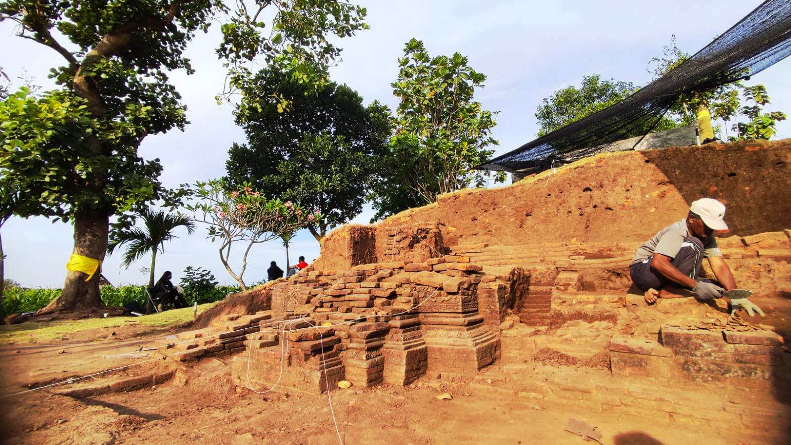 URUNG DIGALI: Situs Watesumpak di Dusun/Desa Watesumpak, Kecamatan Trowulan, terancam batal diekskavasi keterbatasan anggaran Pemkab Mojokerto.